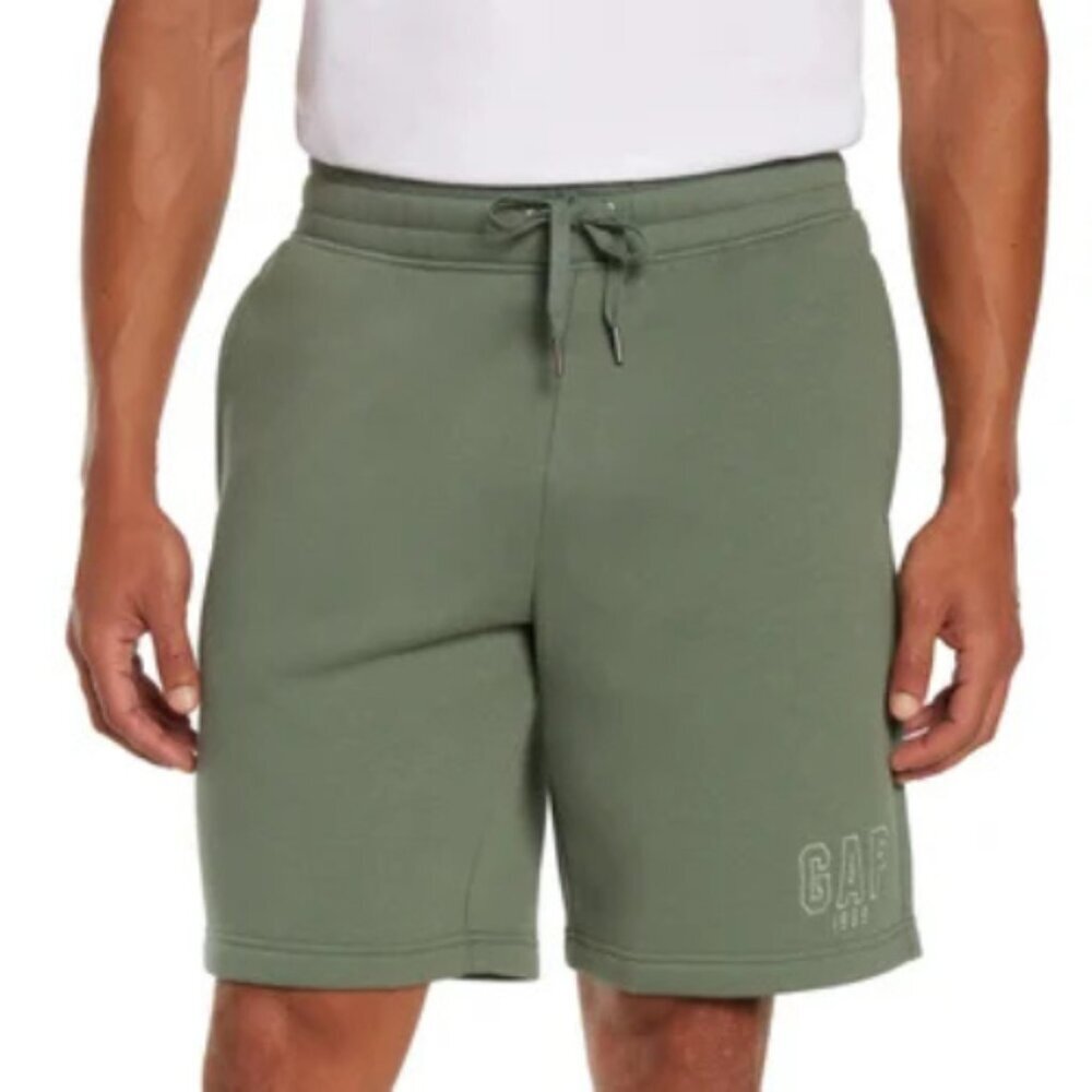GAP Mens Xlarge Fleece Green Active Short